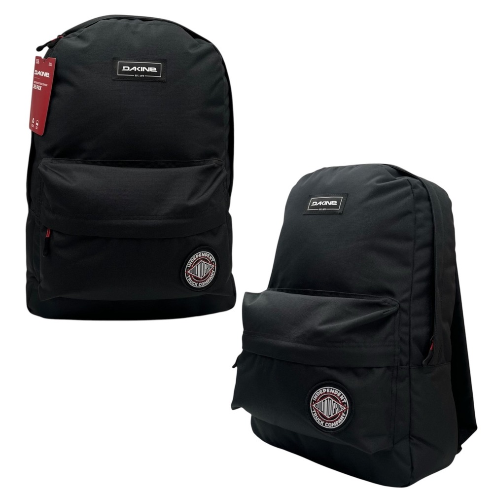 Dakine 365 X Independent  21 L Backpack Black 17X15X5" Skate-inspired 15"Laptop